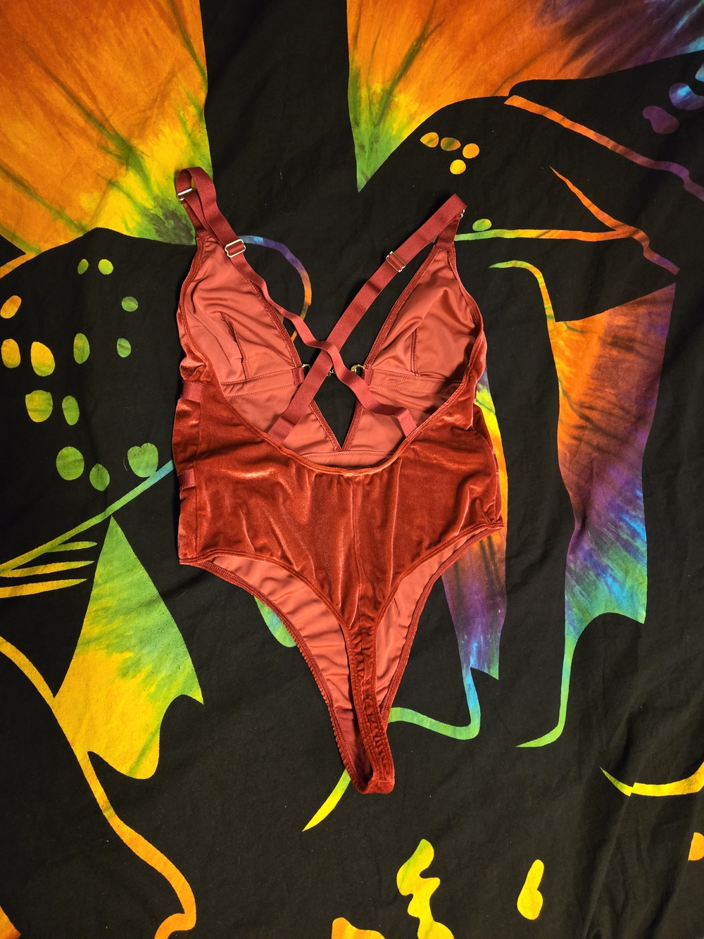 Red Velvet LaSenza Bodysuit - Picture 7 of 9